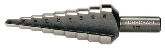 Stufenbohrer HSS Abstufung 1 mm 