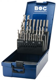 Handgewindebohrer DIN 352 HSS-G links in ABS-Box 