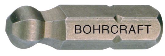 Kugelkopf-Bits 1/4" für Innensechskant-Schrauben 