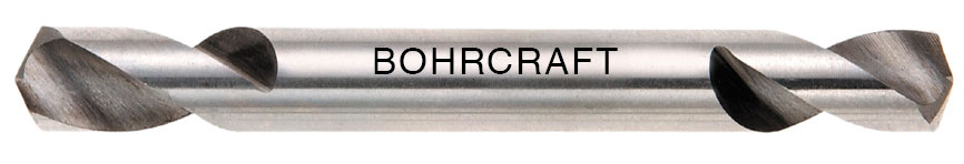 BOHRCRAFT 10 Stück Doppelendbohrer HSS-G 118° 2,0-6,0mm Karosseriebohrer 